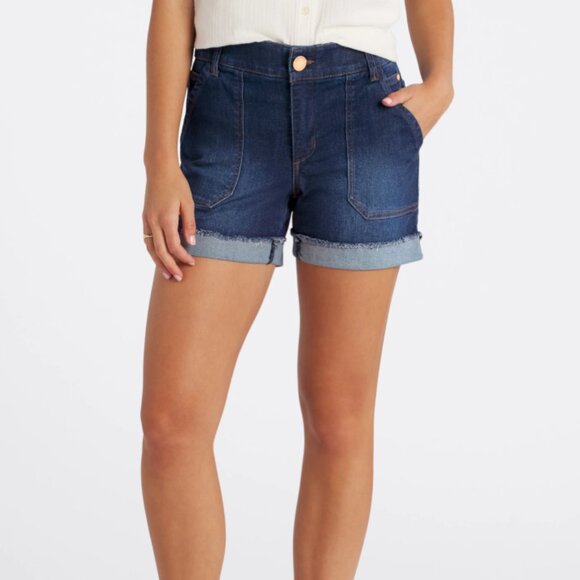NEW Democracy Ab-Tech Shorts  indigo for women 253 - Picture 1 of 6